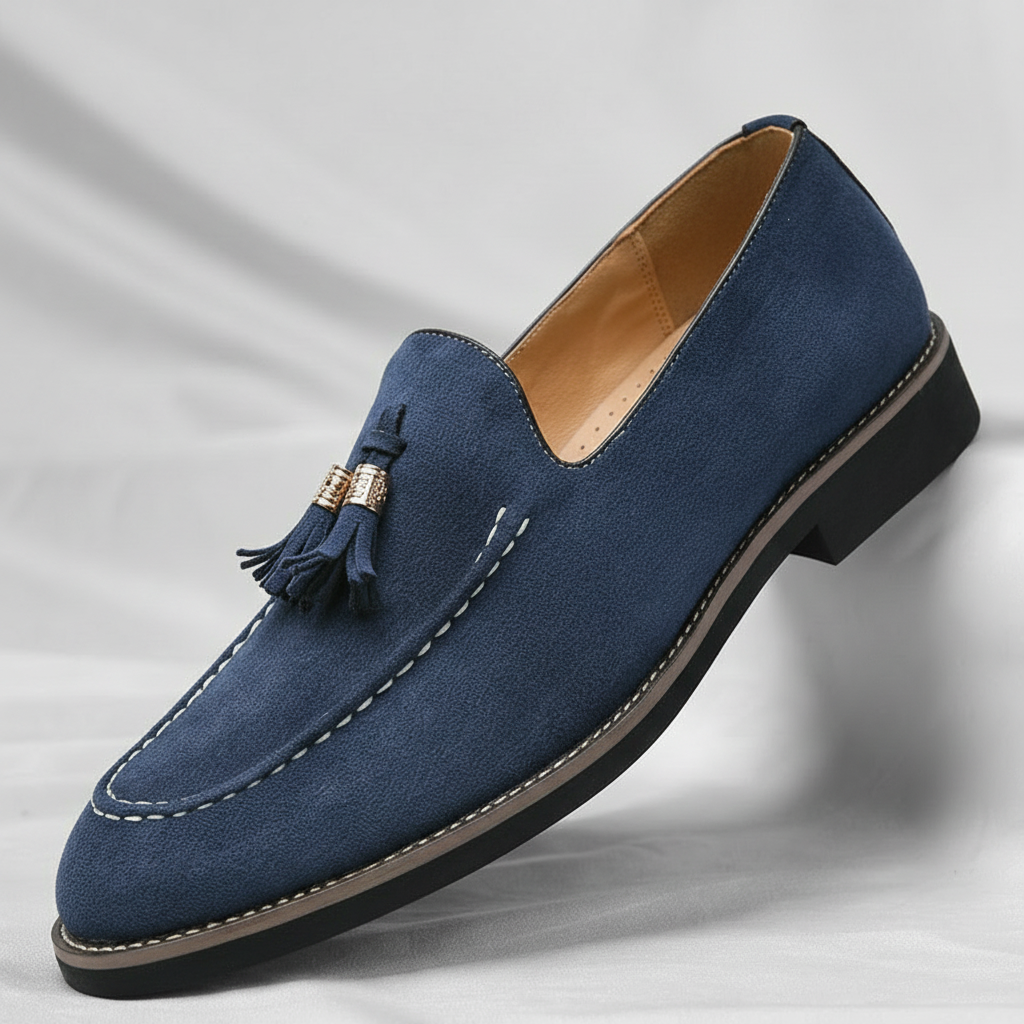 Grant Parker Suede Tassel Loafers
