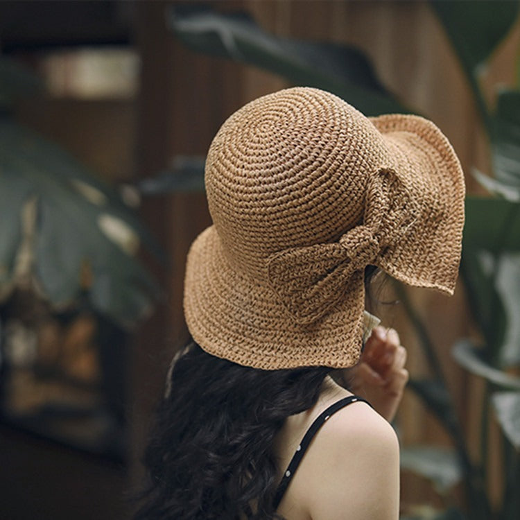 "Le Voyageur" Elegant Bowknot Sunhat