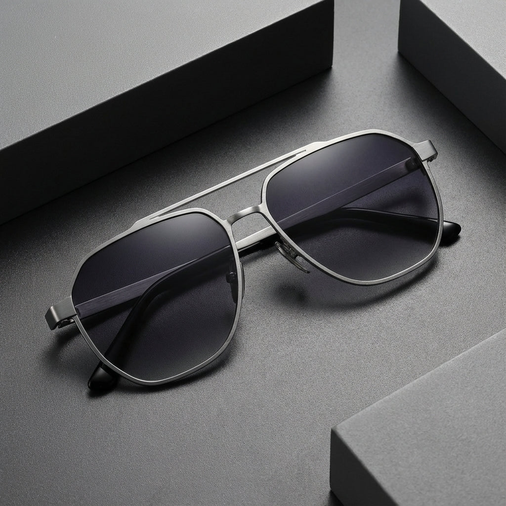 Grant Parker Titanium Aviator Shades