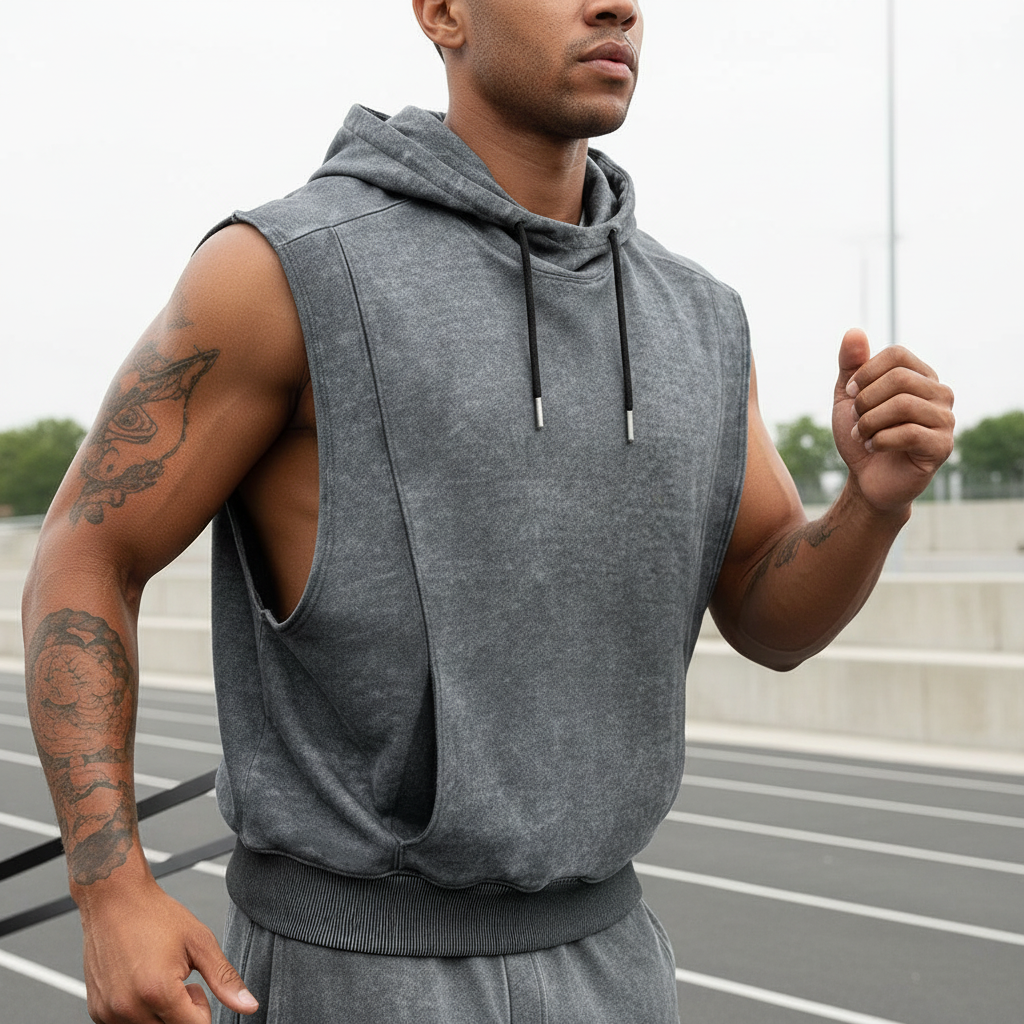 Axel Ridge V1 Hooded Gym Vest