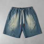 East End Cutout Denim Shorts