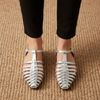 Penelope Roman Caged Flats