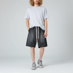 East End Cutout Denim Shorts