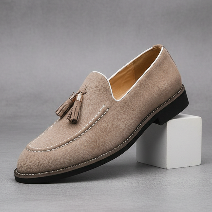 Grant Parker Suede Tassel Loafers