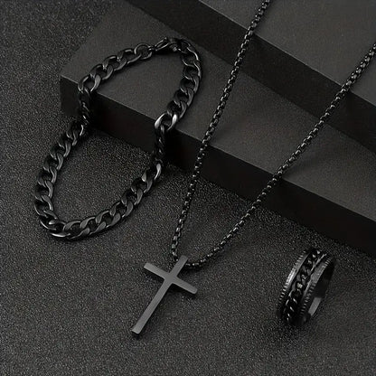 John 3:16 Faith Jewelry 3-Piece Set