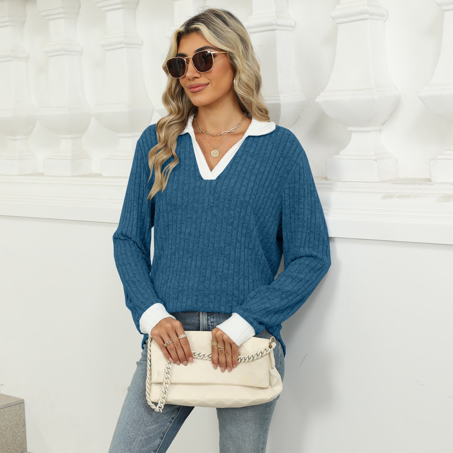 Vanessa Shelly | Michigan Cardigan Polo