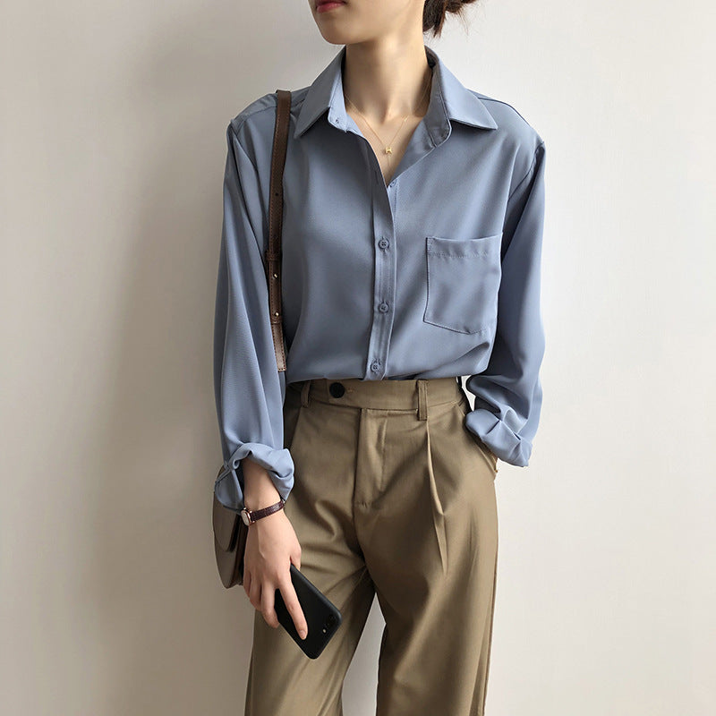 Reverie Louis Satin Blouse