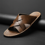 Roma Faloni Knitted Leather Slides
