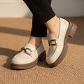 Penelope Golden Buckle Mary Jane Pump