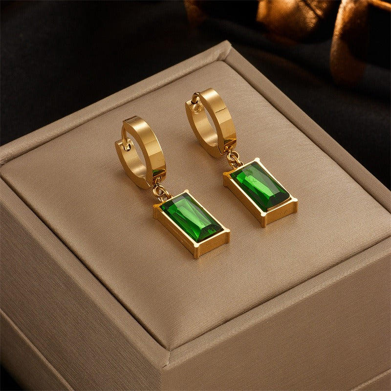 Monroe Regal Green Zircon Jewelry Set