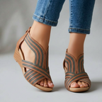 Avéra Italian Boho Wedge Sandals