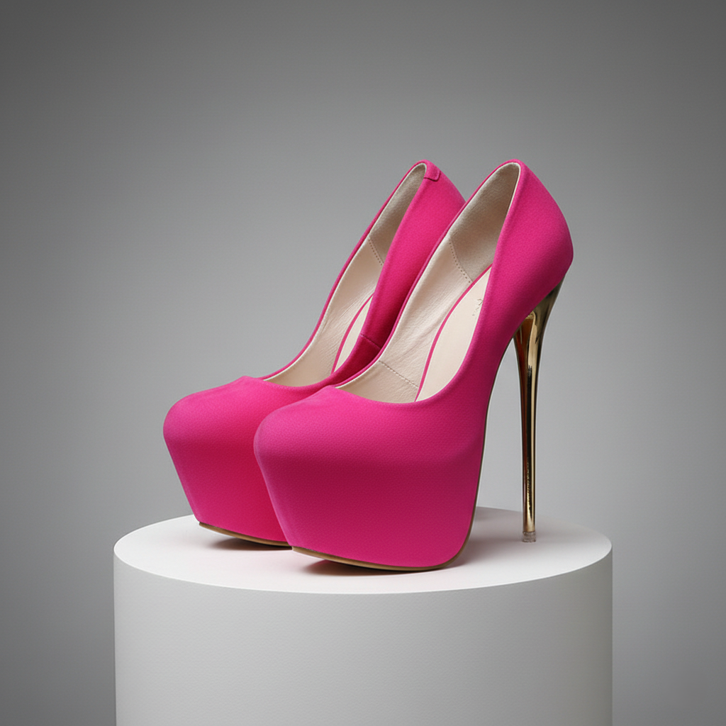 Ruth Rose Velvet Evening Heels