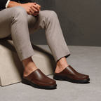 Giorgio Cowhide Slip-On Mule