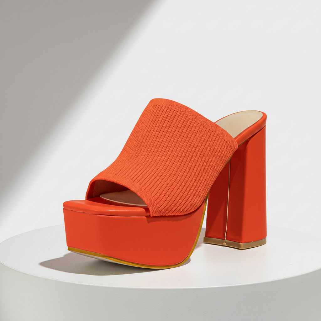 Avéra Knit Platform Heels