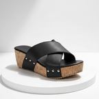 Avéra District Cross Wedge Sandals