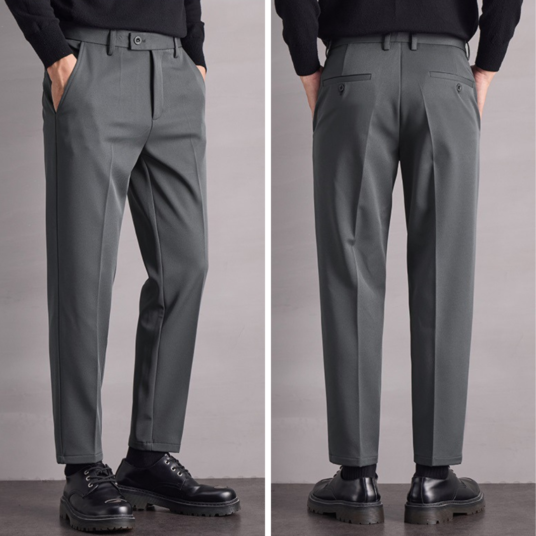 Huntsman Italian Straight Pants