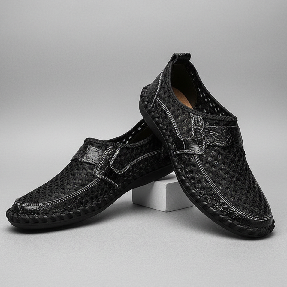 Santo Ridge Mesh Loafers