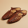 Penelope Roman Caged Flats