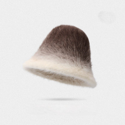 Monroe Frosted Fur Bucket Hat