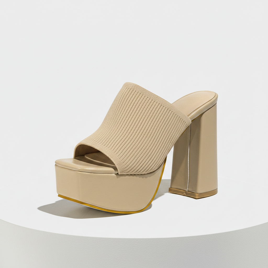 Avéra Knit Platform Heels