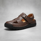 Santo Ridge Roman Cowhide Sandals
