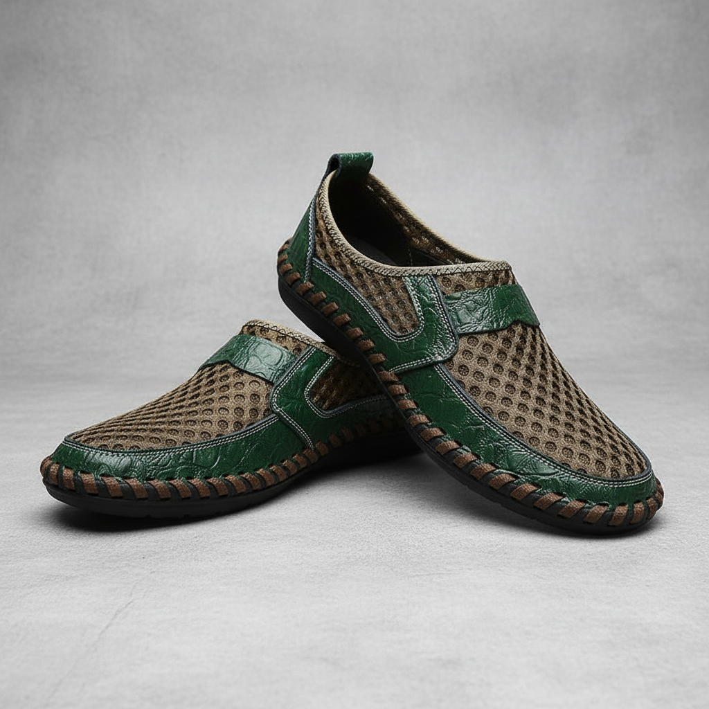 Santo Ridge Mesh Loafers