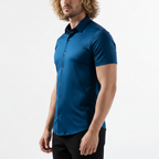 Alex Ford Stretch Short-Sleeve Dress Shirt
