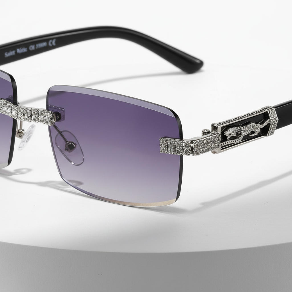 Saint Ridge Leopard Diamond-Cut Shades
