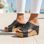 Penelope Bolted Wedge Sandals