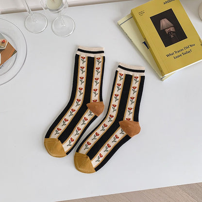 Vanessa Shelly | Vintage Golden Harvest Socks (5 Pair Set)