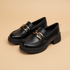 Penelope Golden Buckle Mary Jane Pump