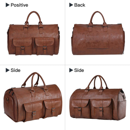 Hitch33™ Leather Weekender Garment Bag