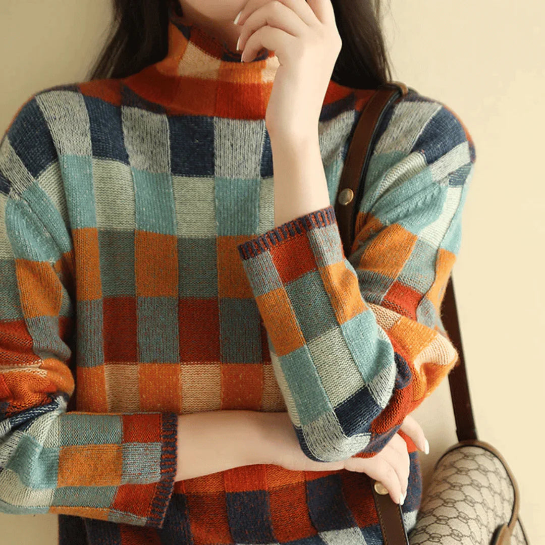 RegalRow™ Cashmere Patchwork Sweater