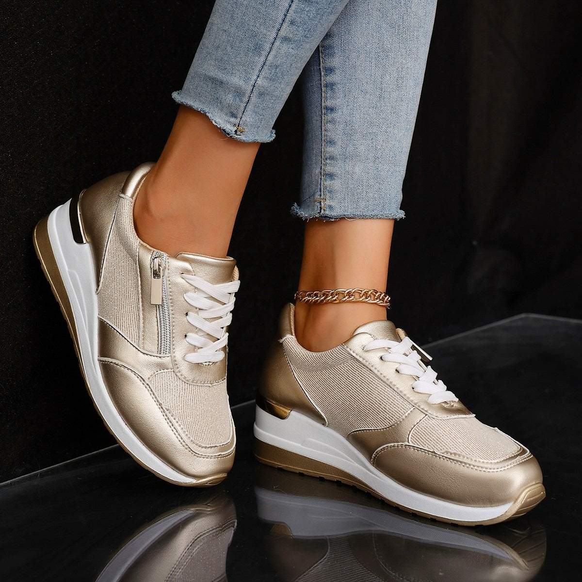 Vanessa Shelly Disco Glam Sneakers