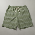 Luca Lombardi Striped Linen Shorts