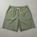Luca Lombardi Striped Linen Shorts