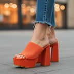 Avéra Knit Platform Heels