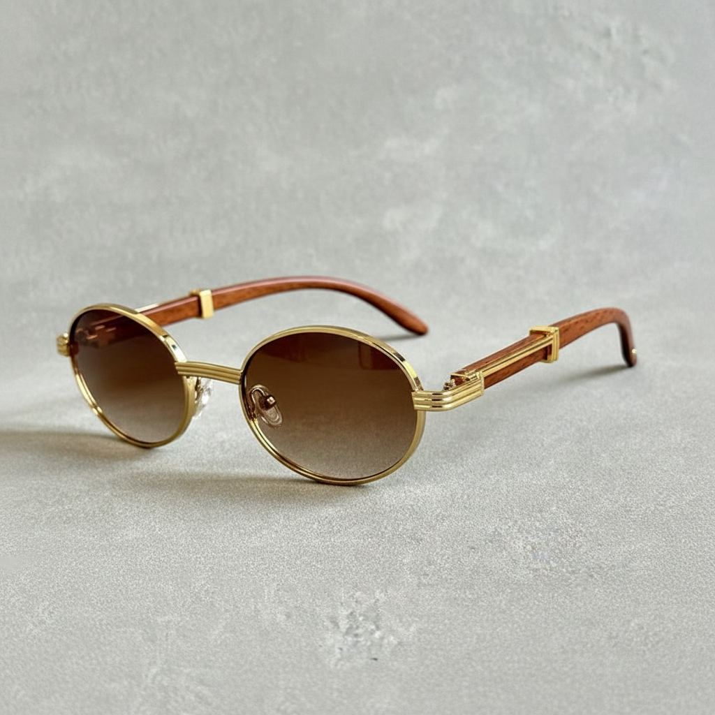 Saint Ridge Oval Mahogany Shades