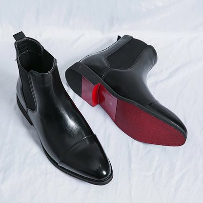 Huntsman™ Signature Crimson Chelsea Boots