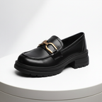 Penelope Golden Buckle Mary Jane Pump