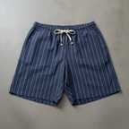 Luca Lombardi Striped Linen Shorts