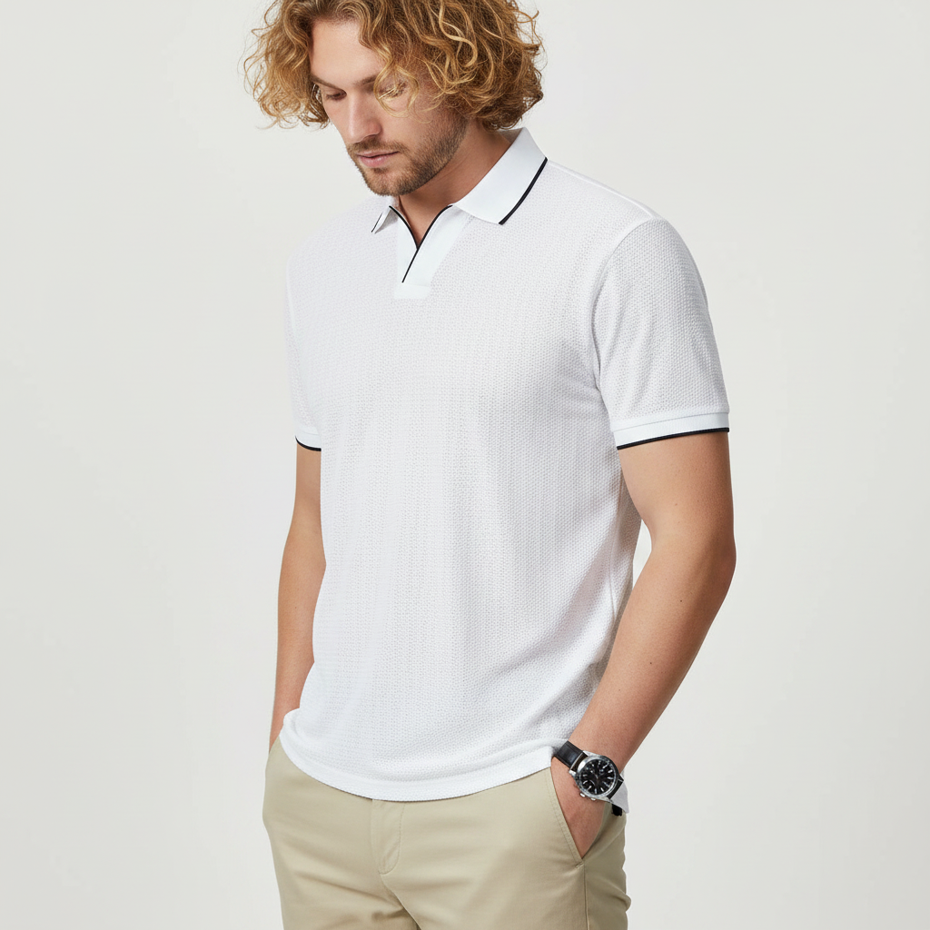 Jack Dean Nylon Performance Polo