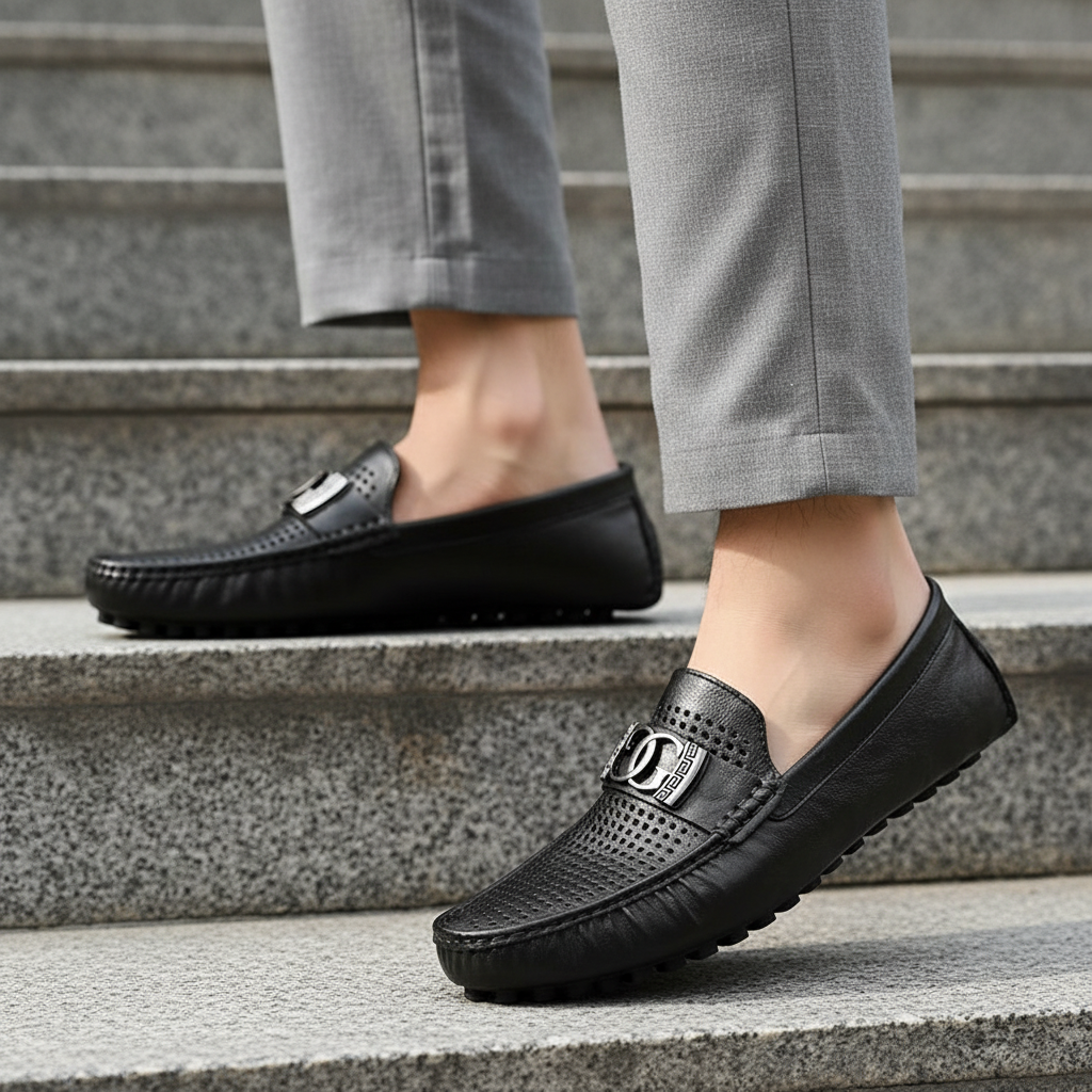 Giorgio Signature Cowhide Loafer