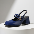 Penelope Buckle Rounded Heels