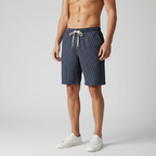 Luca Lombardi Striped Linen Shorts