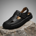 Santo Ridge Roman Cowhide Sandals