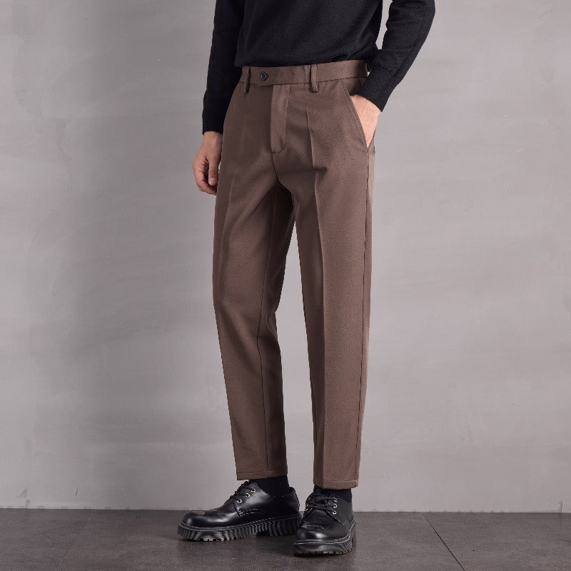 Huntsman Italian Straight Pants