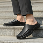 Giorgio Cowhide Slip-On Mule