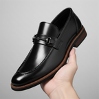 Jack Dean Iron Buckle Leather Dress Shoes