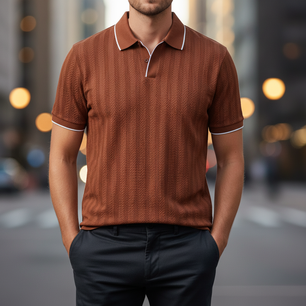 Jack Dean Nylon Performance Polo